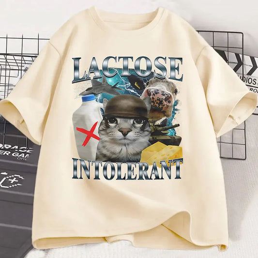 T-Shirt Lactose Intolerant Cat