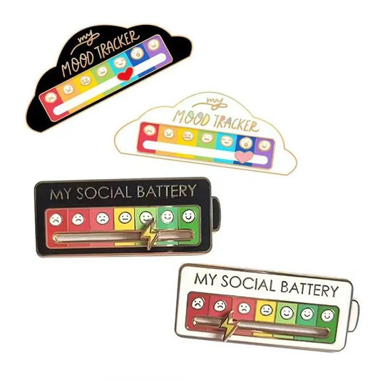 Broche batterie sociale