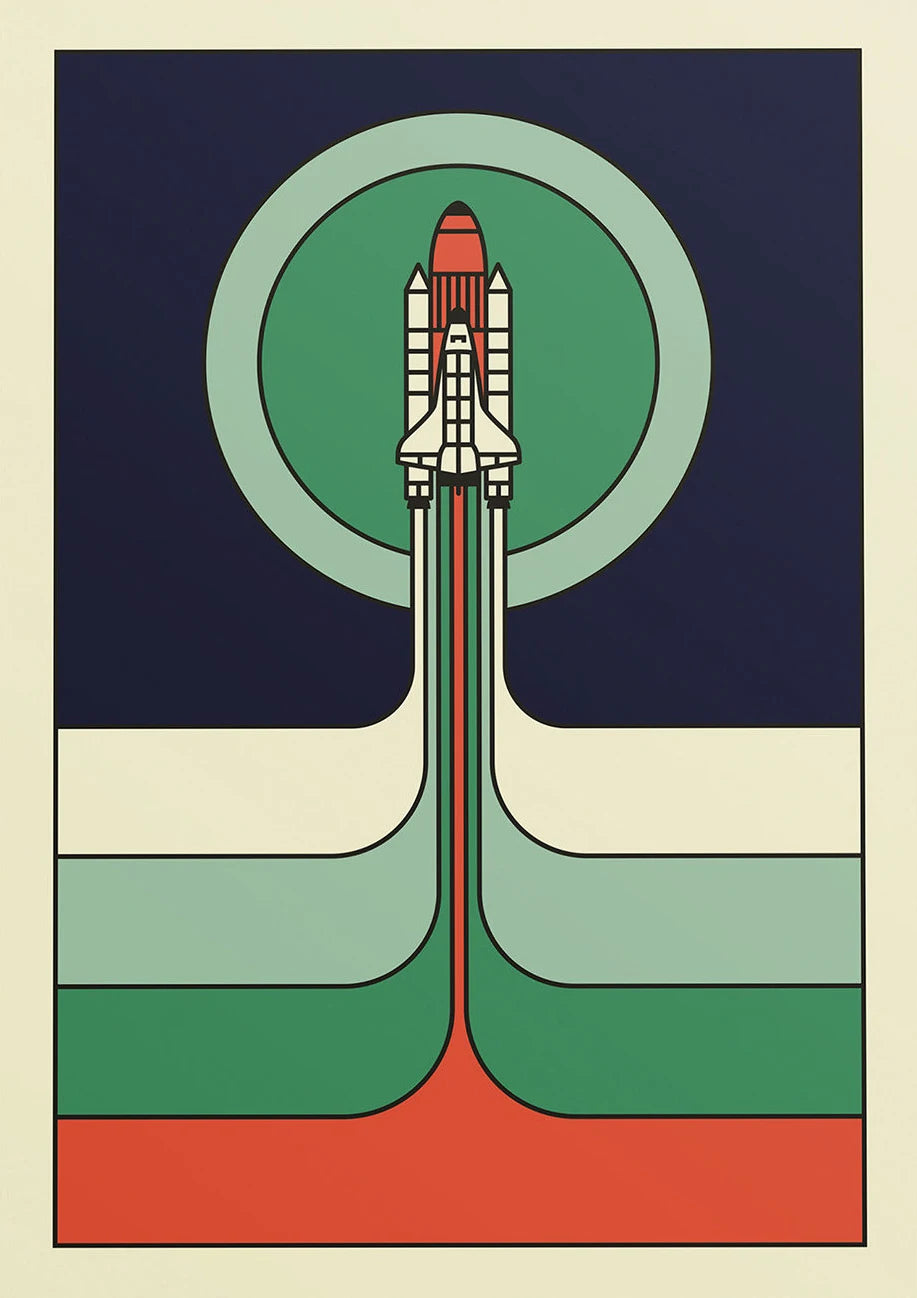 Affiches Retro Space Shuttle