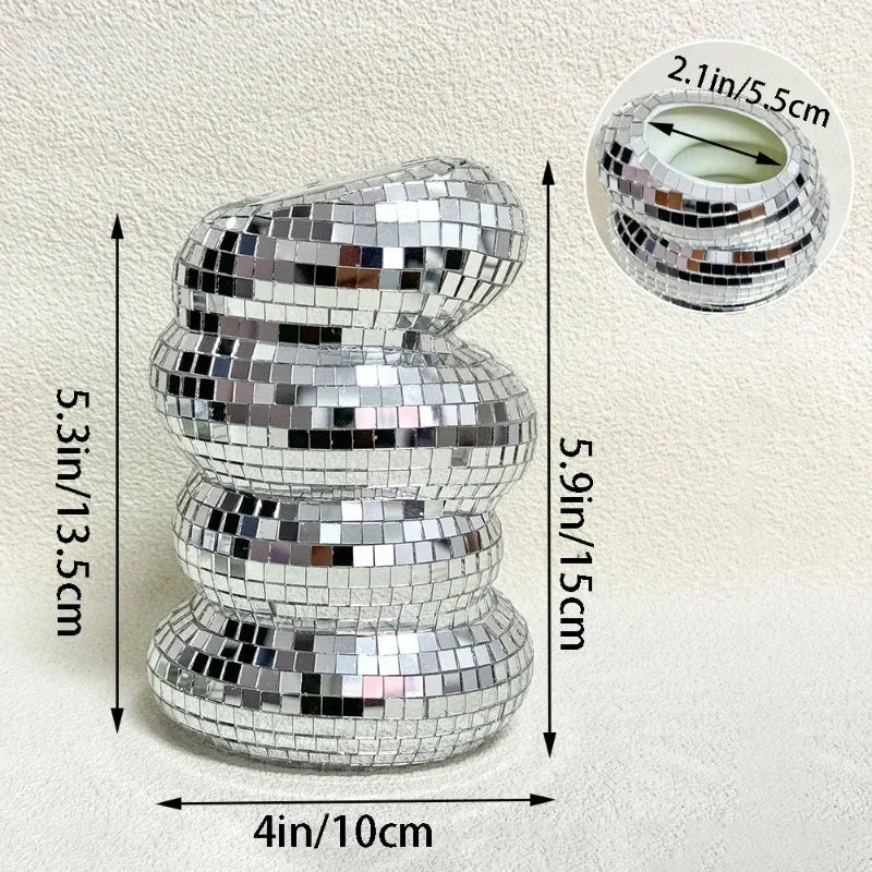 Vase Disco Spiral