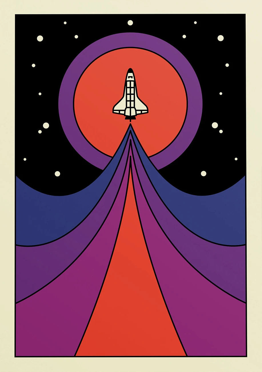 Affiches Retro Space Shuttle