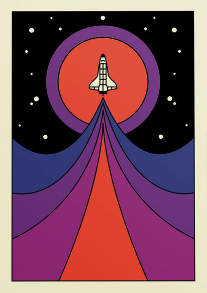 Affiches Retro Space Shuttle