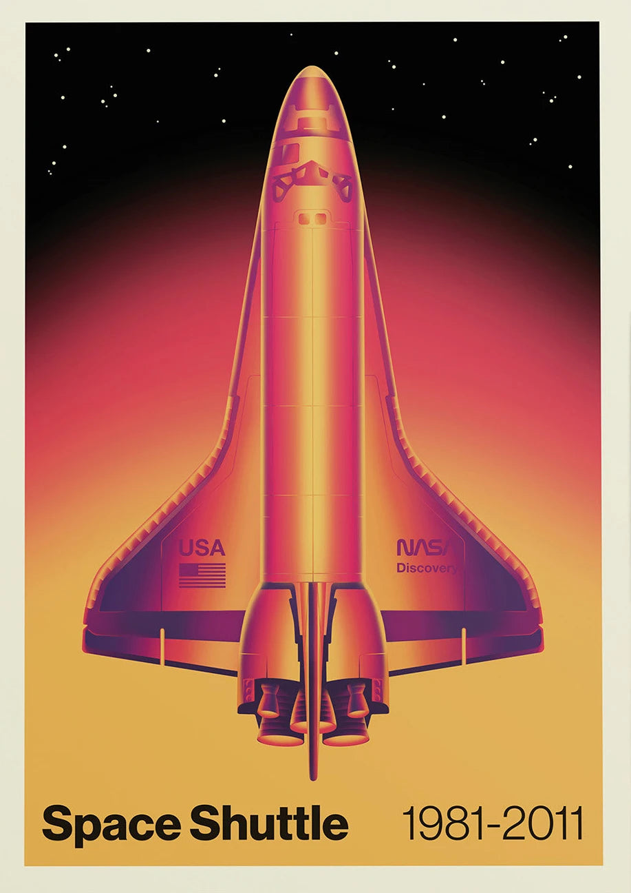 Affiches Retro Space Shuttle