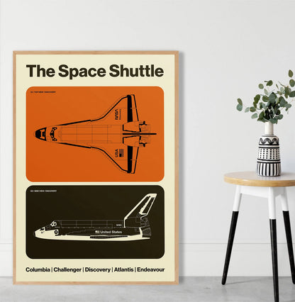 Affiches Retro Space Shuttle