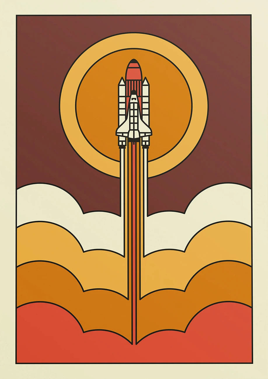 Affiches Retro Space Shuttle