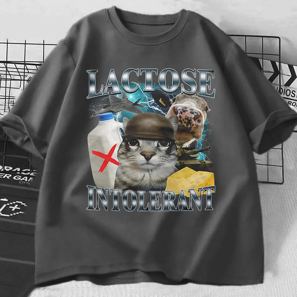 T-Shirt Lactose Intolerant Cat
