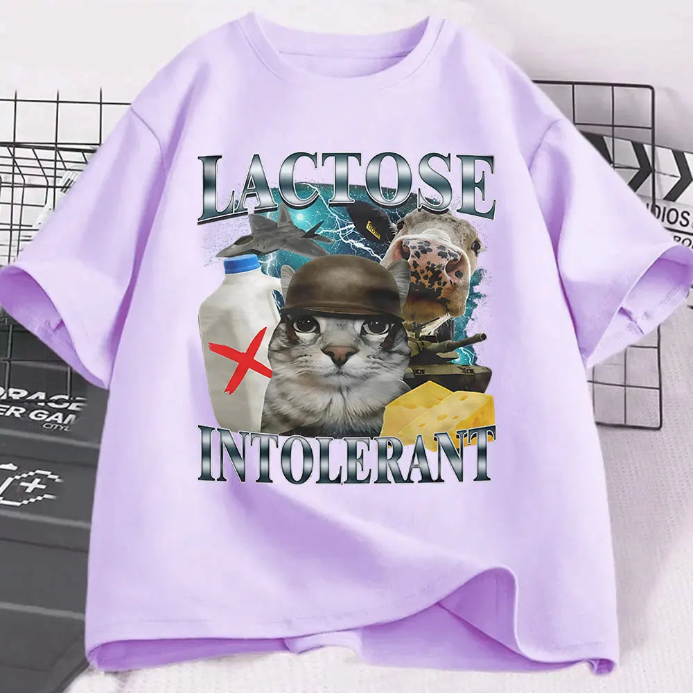 T-Shirt Lactose Intolerant Cat