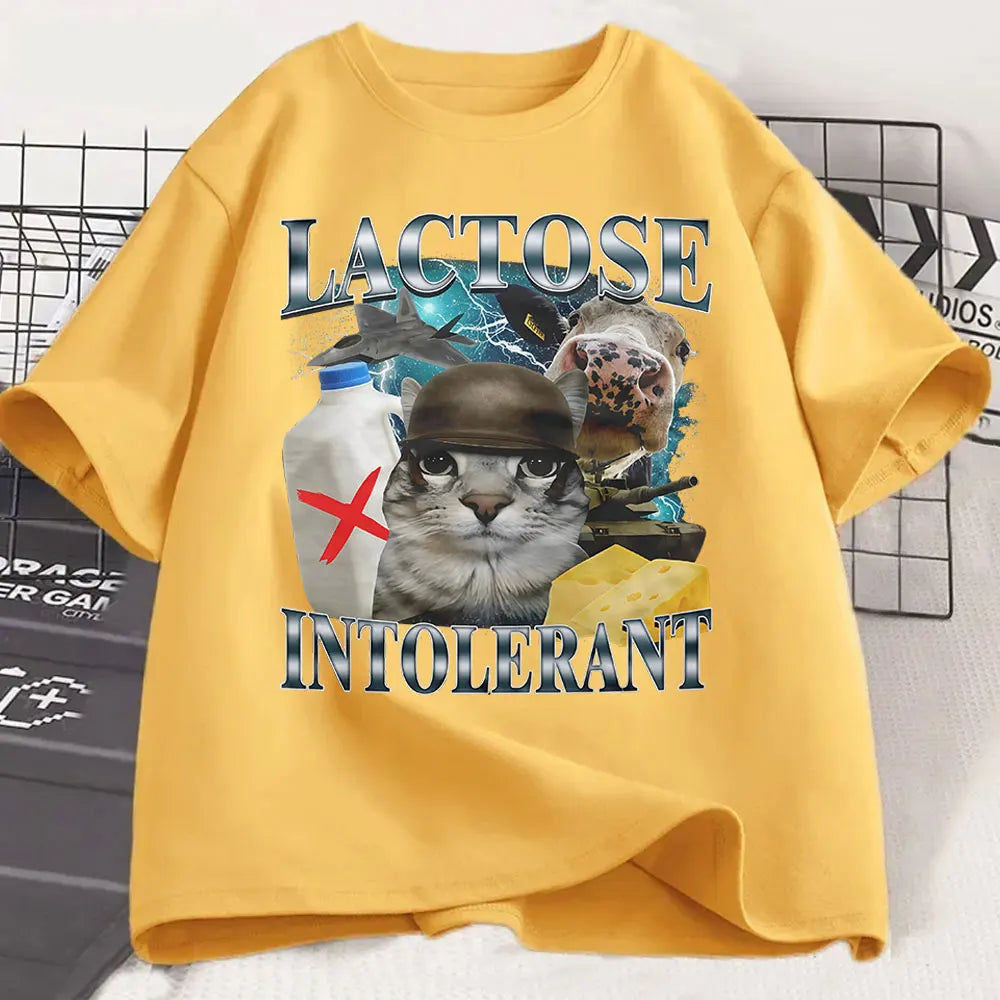 T-Shirt Lactose Intolerant Cat