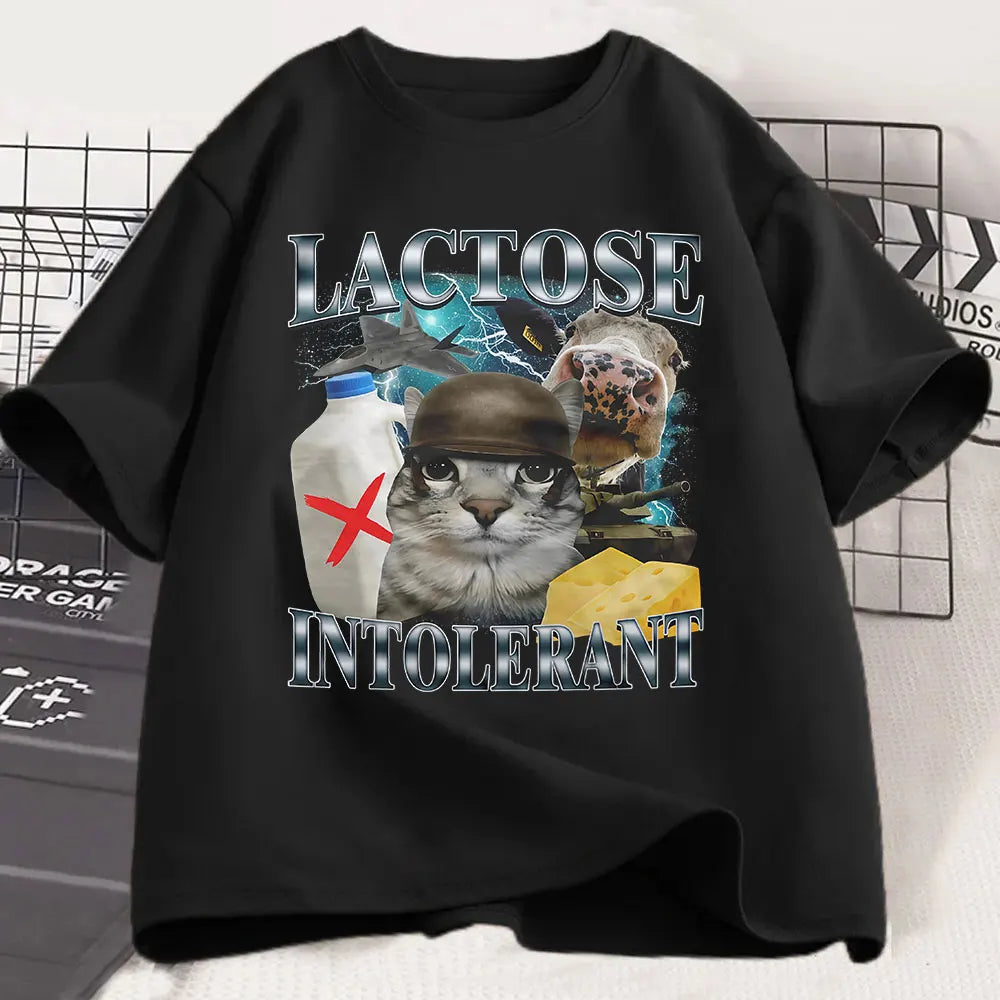 T-Shirt Lactose Intolerant Cat