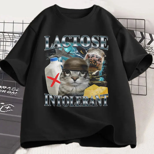 T-Shirt Lactose Intolerant Cat
