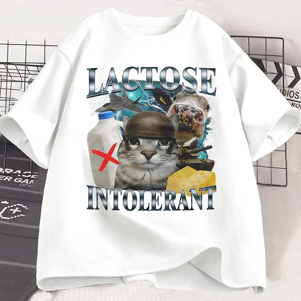T-Shirt Lactose Intolerant Cat