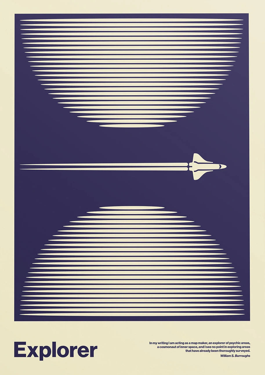 Affiches Retro Space Shuttle