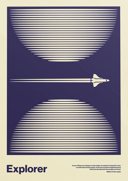 Affiches Retro Space Shuttle